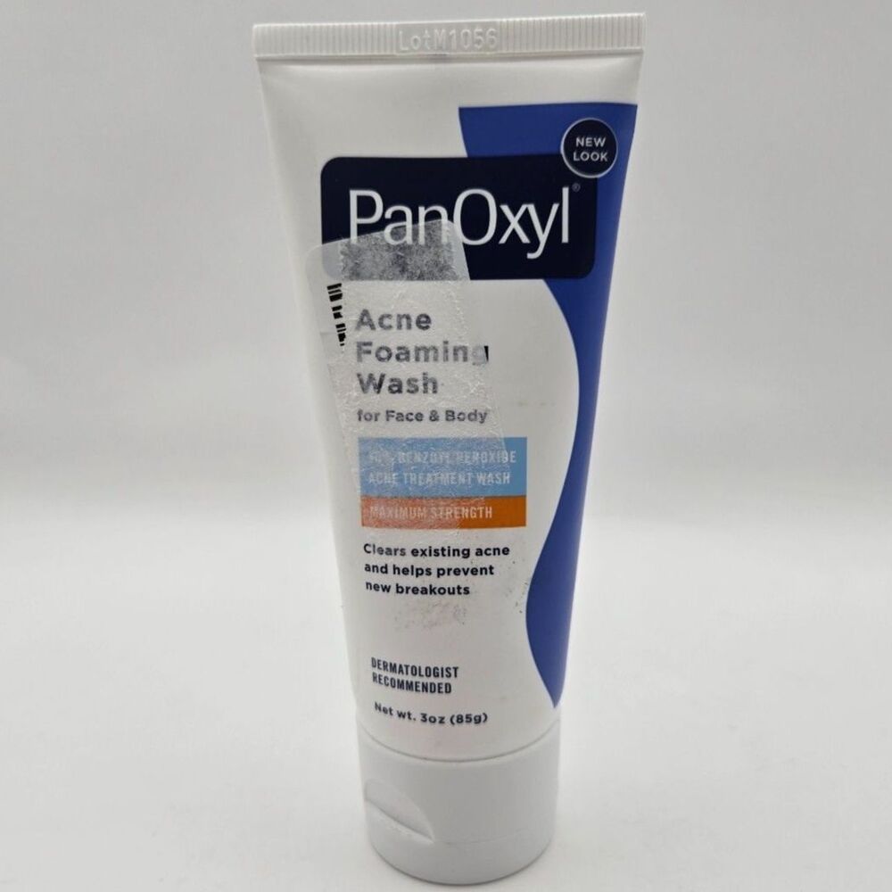 PanOxyl Acne Foaming Wash 10% Benzoyl Peroxide Maximum Strength 3 oz - Sealed
